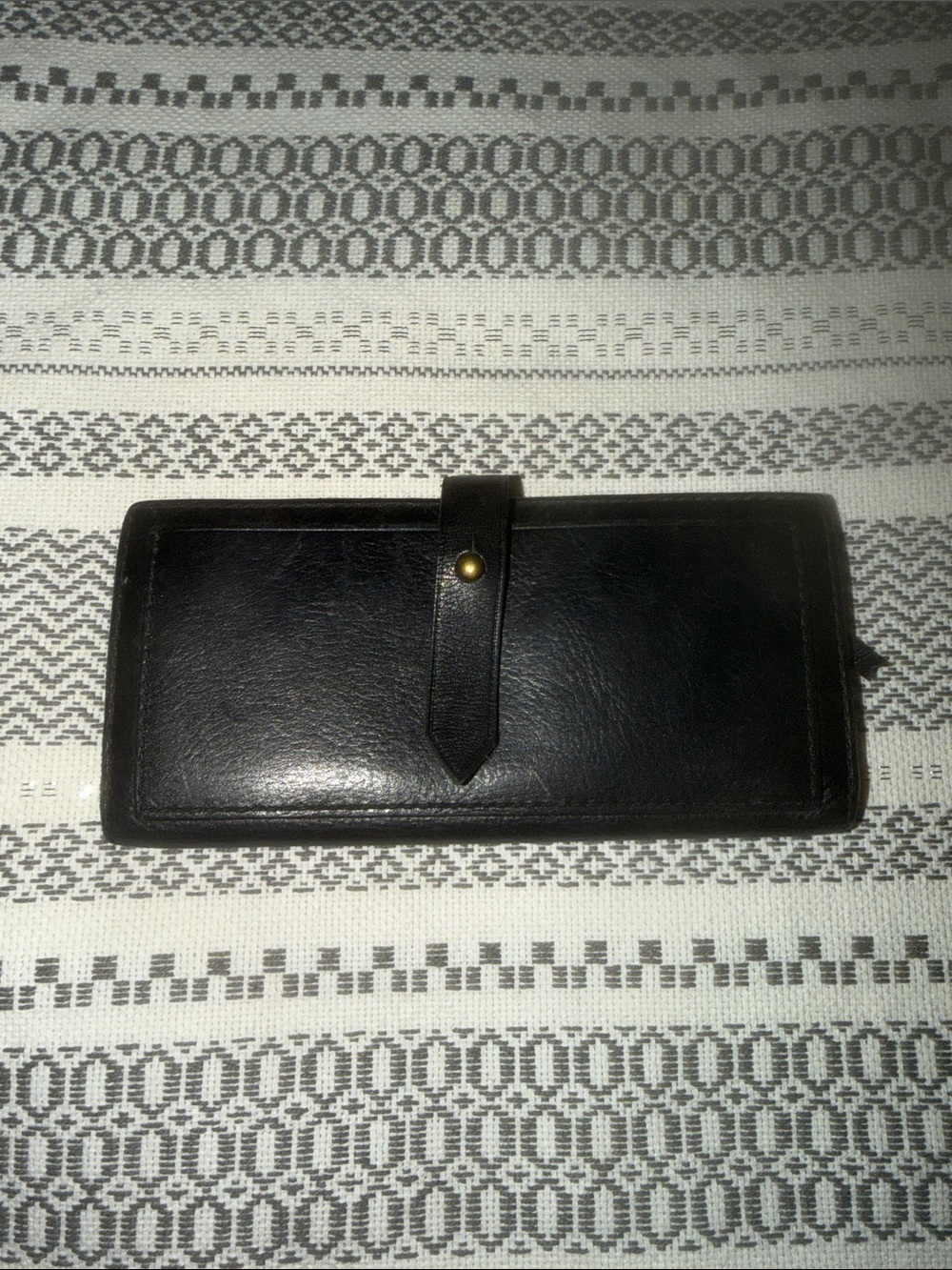 Madewell black leather wallet